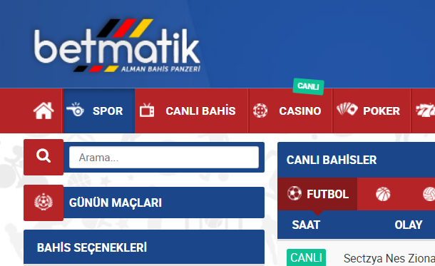 Betmatik Giriş